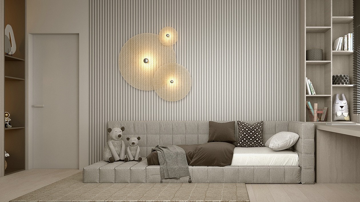 中性色系公寓设计 超有设计感!