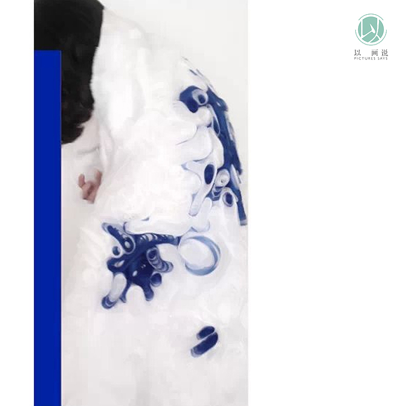 【以画说】—非遗主题原创设计装饰画 -《青袖织绫》（图ZMTc4Mjk0MzY0） - 实验艺术 - 站酷设计师以画说原创素材 - 站酷ZCOOL