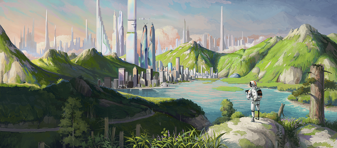 未来都市|插画|创作习作|moichdo_原创作品-站酷(zcool)