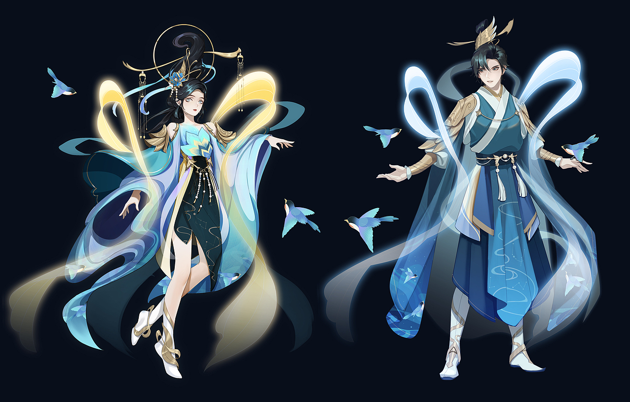 七夕/2020（圖ZMjIzNDU0MjA0） - 游戲原畫 - 站酷設計師LEPYang原創(chuàng)素材 - 站酷ZCOOL