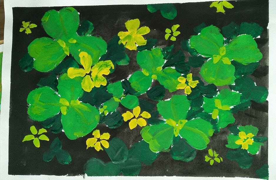 少儿水粉画素材