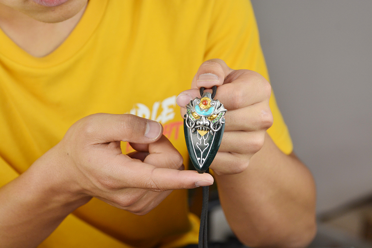 设计师作品|刑天盾吊坠