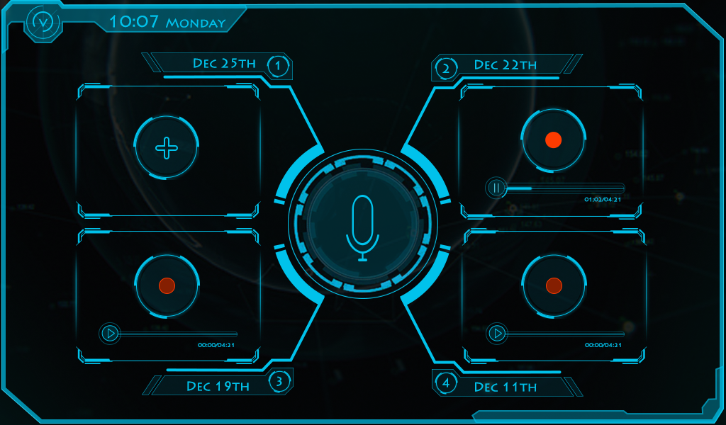 科技感车载界面|ui|交互/ue|兔子sunny - 原创作品 - 站酷 (zcool)