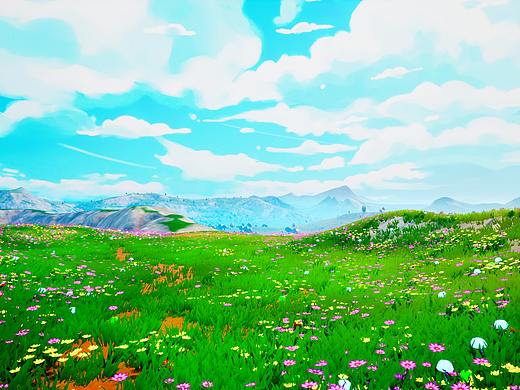UE4-Houdini-卡通风格场景