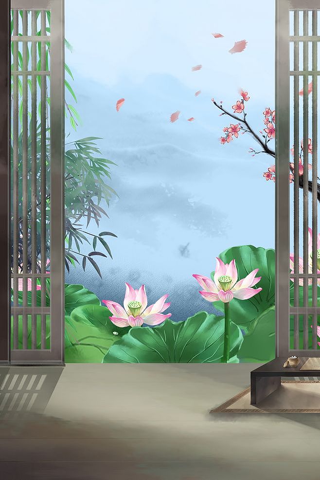 古风插画（图ZMTg4MDE1ODYw） - 艺术插画 - 站酷设计师LL彤原创素材 - 站酷ZCOOL