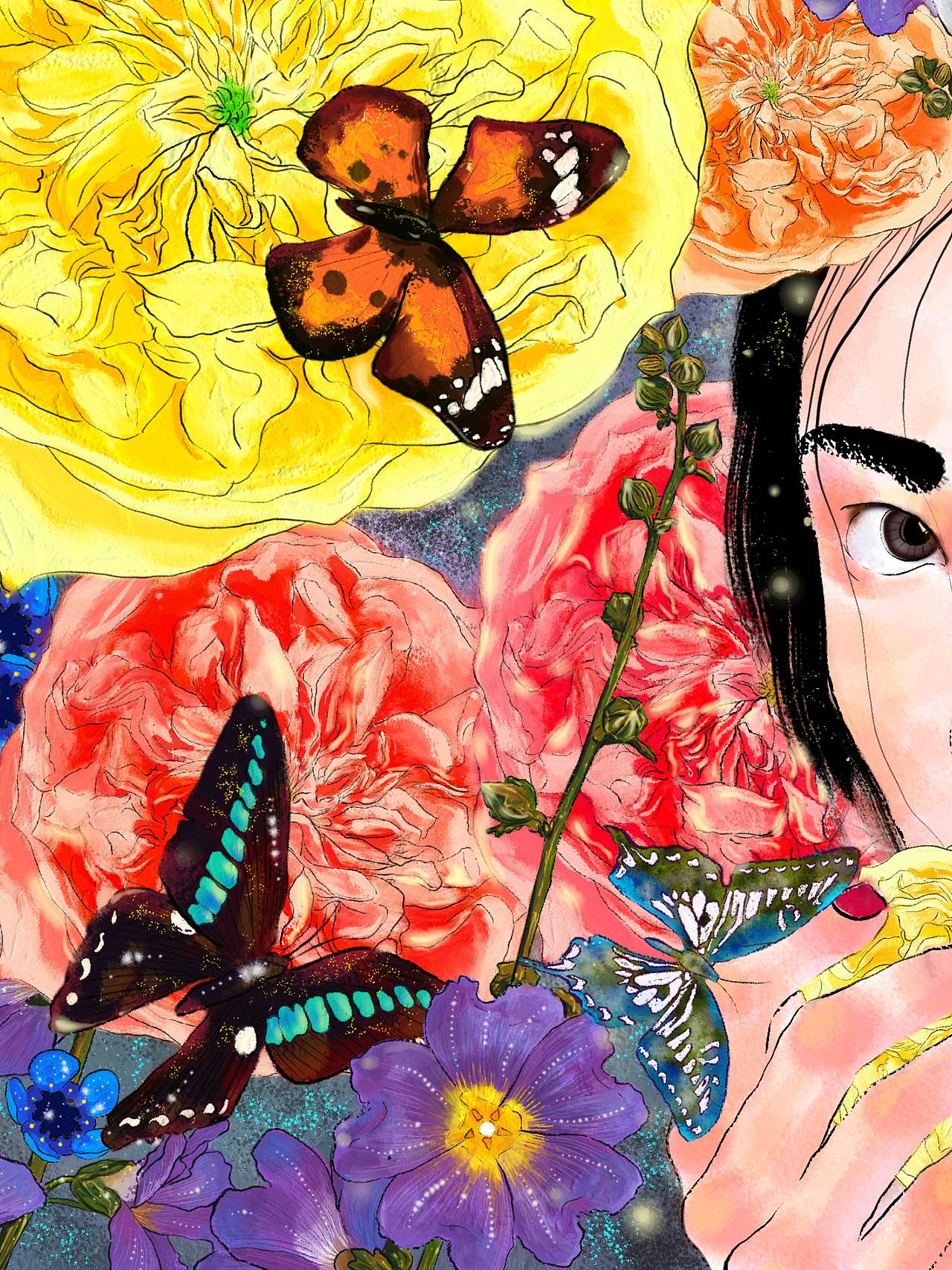 繁花如梦（图ZMjQyODU2Mjg0） - 创作习作 - 站酷设计师姚醒醒原创素材 - 站酷ZCOOL