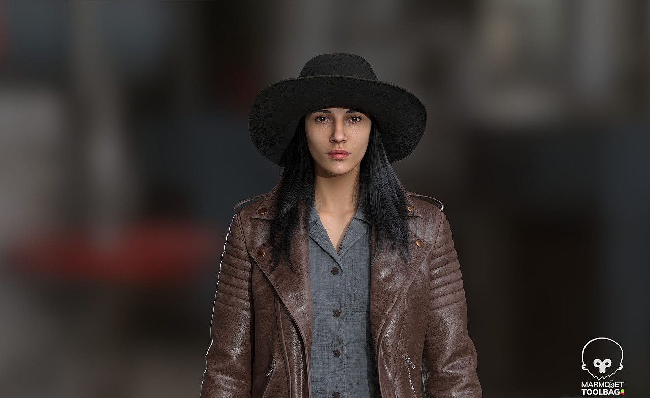 女牛仔|三维|人物/生物|zhaomenglong - 原创作品 - 站酷 (zcool)