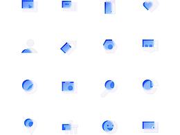 原创毛玻璃质感图标