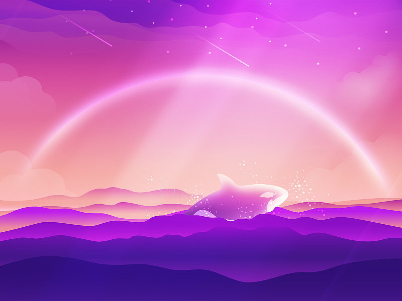 微渐变插画练习（图ZODYyMzcwMDQ=） - 其他UI - 站酷设计师刘晓鹤原创素材 - 站酷ZCOOL