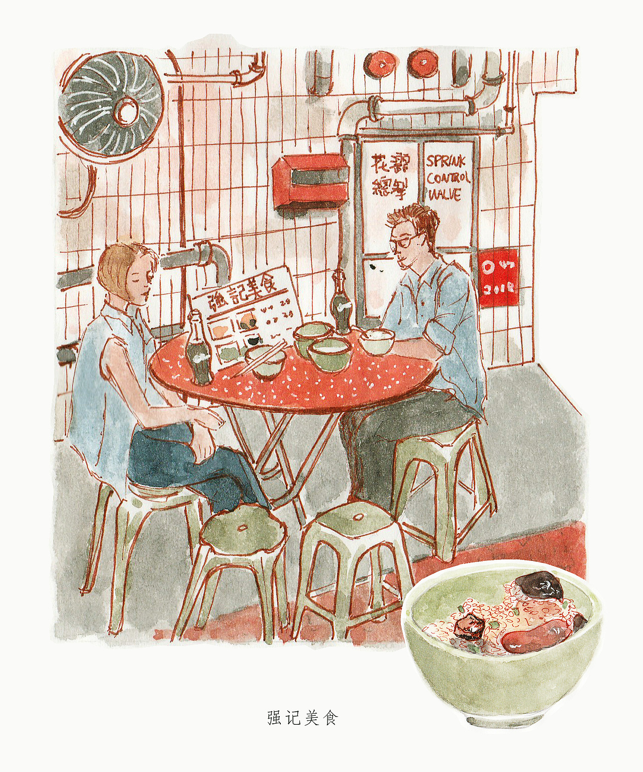 香港米其林街头小吃（图ZMTcwNjY3NDk2） - 绘画 - 站酷设计师志大无胸原创素材 - 站酷ZCOOL