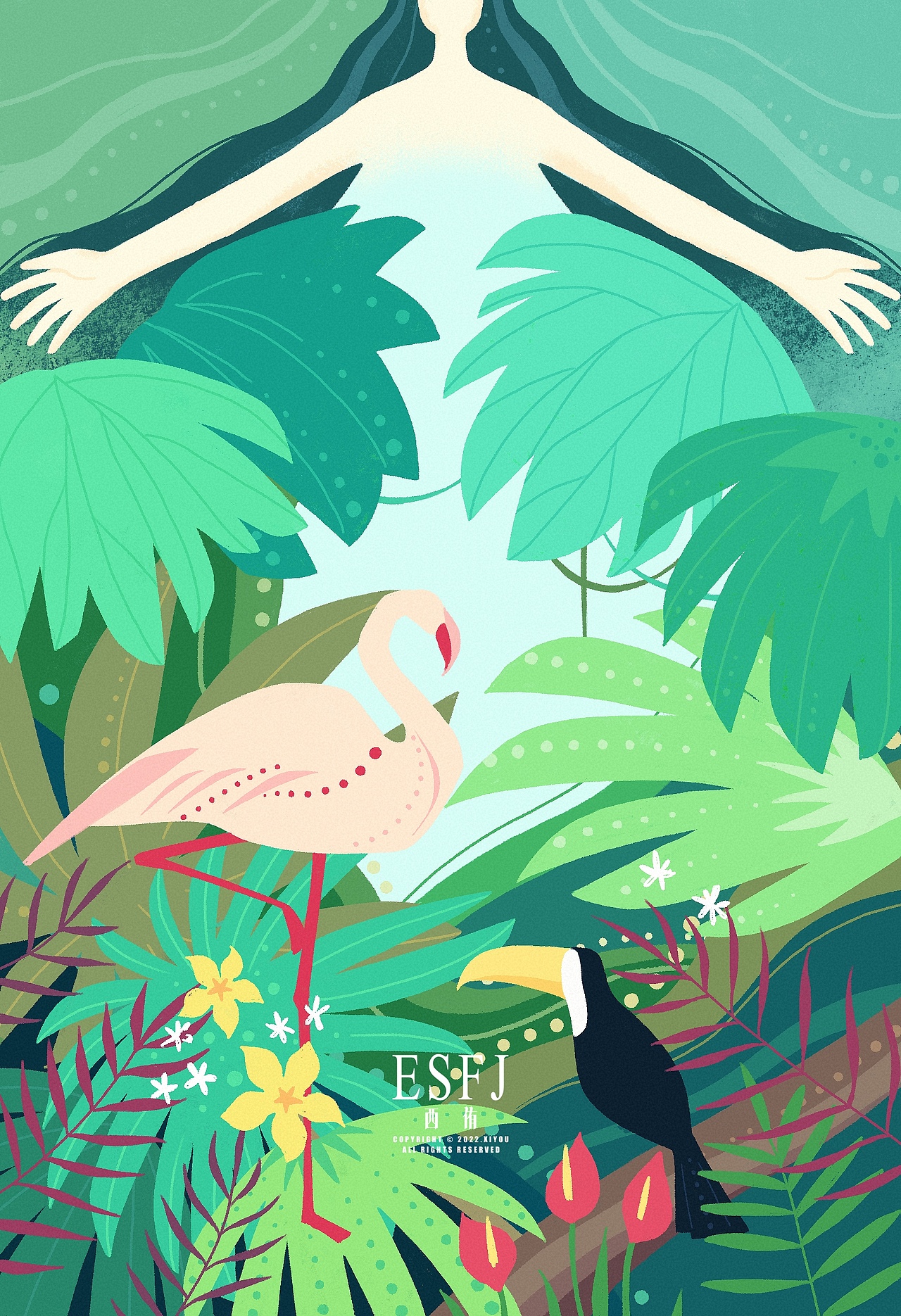 MBTI人格印象绘（图ZMzAxNDgzOTYw） - 商业插画 - 站酷设计师Alyssa_Ji原创素材 - 站酷ZCOOL