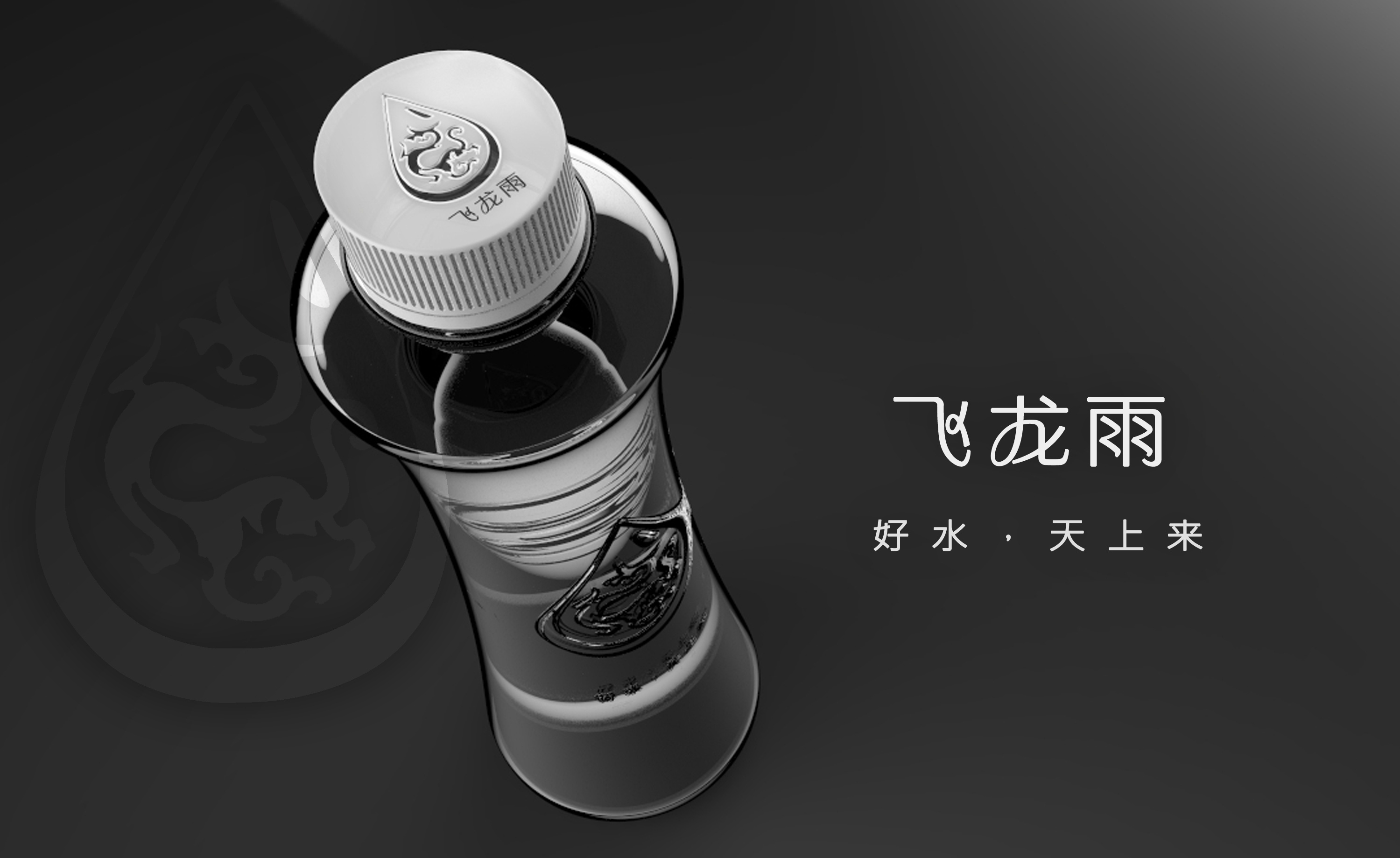 贵州飞龙雨矿泉水瓶设计