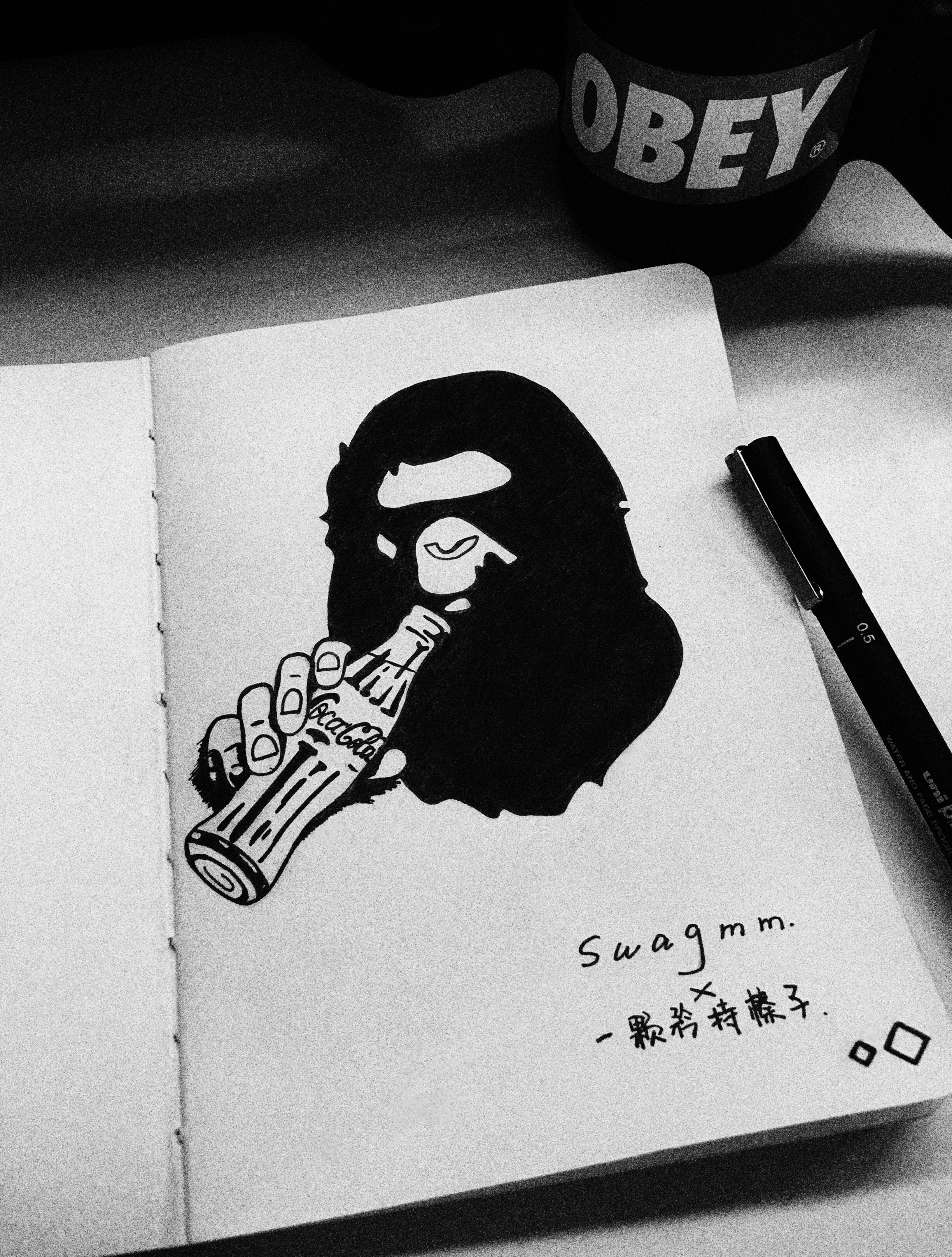 bape手绘潮流|插画|涂鸦/潮流|filbert2000 - 原创作品 - 站酷 (zcool