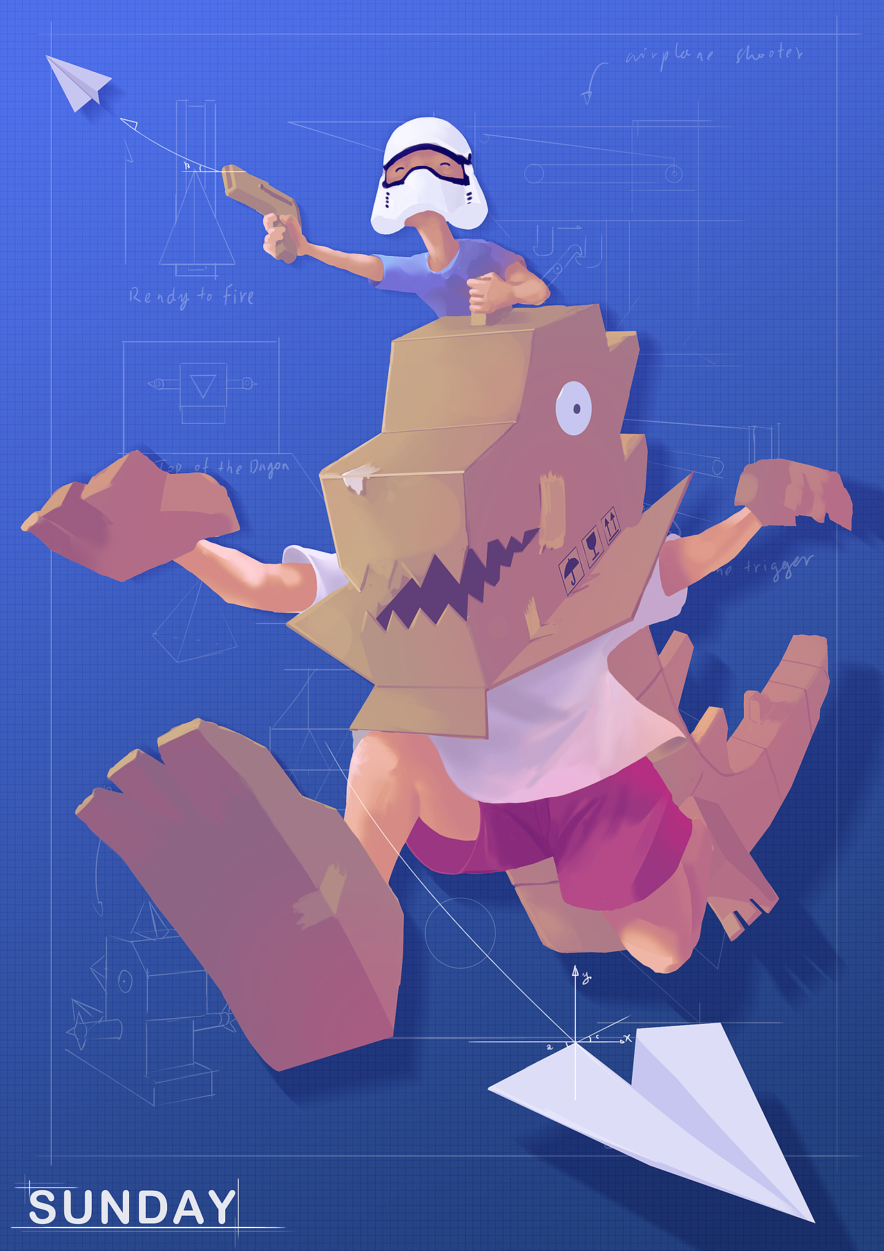 Sunday（图ZMjc5MjE2ODY4） - 创作习作 - 站酷设计师MR木右原创素材 - 站酷ZCOOL