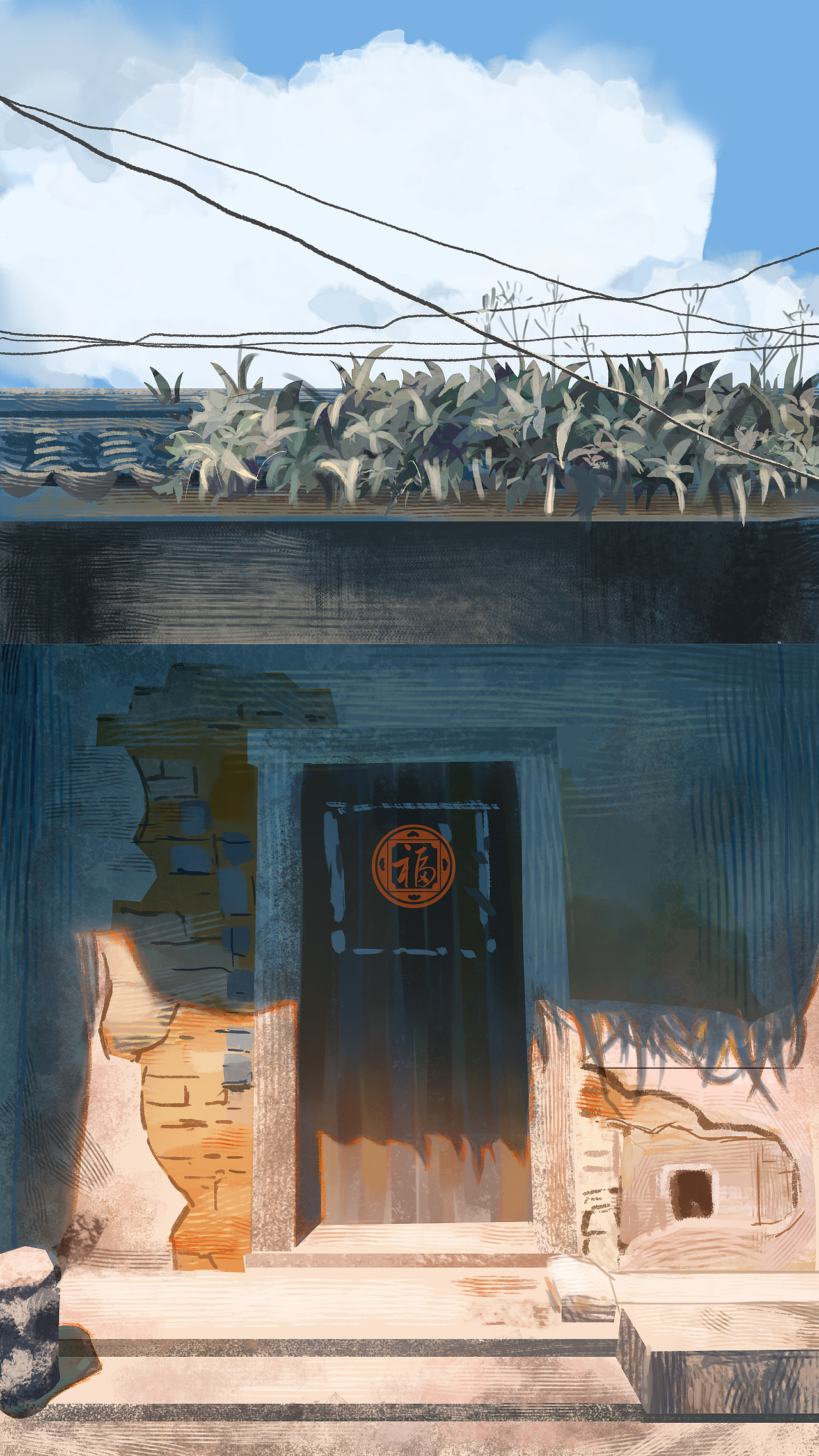 色彩练习×6 古风场景尝试（图ZMjkwODEyNDA4） - 创作习作 - 站酷设计师林刻木原创素材 - 站酷ZCOOL