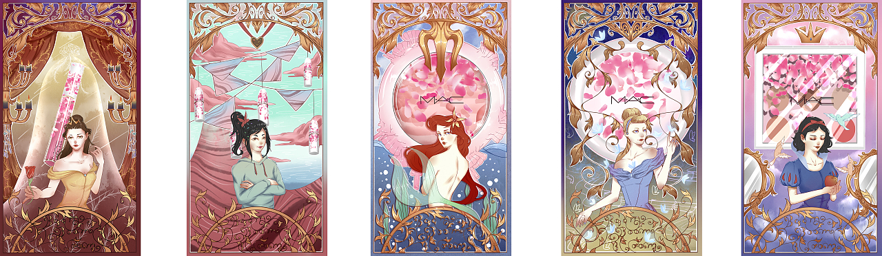 MAC樱花绽放系列宣传图