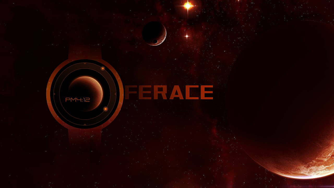 FERACE智能手表表盘设计（图ZMTU1NDIzMTky） - 主题/皮肤 - 站酷设计师feng3588979原创素材 - 站酷ZCOOL