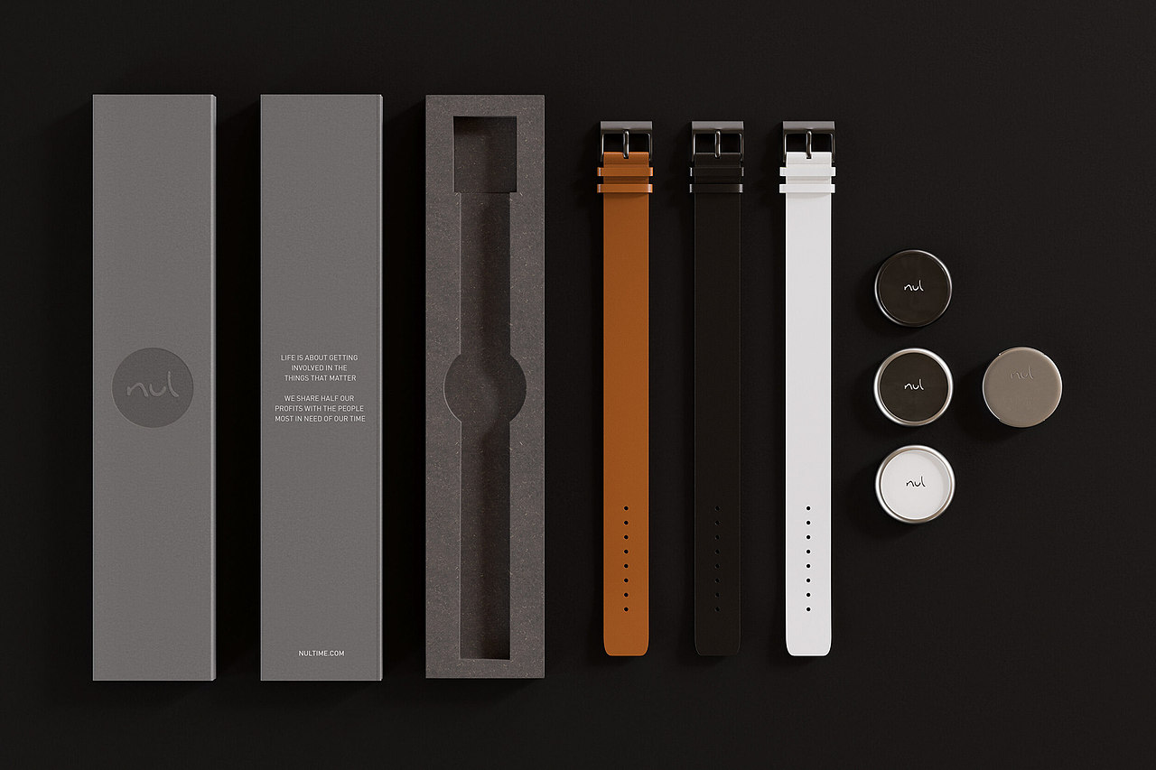 Nul时尚手表包装设计