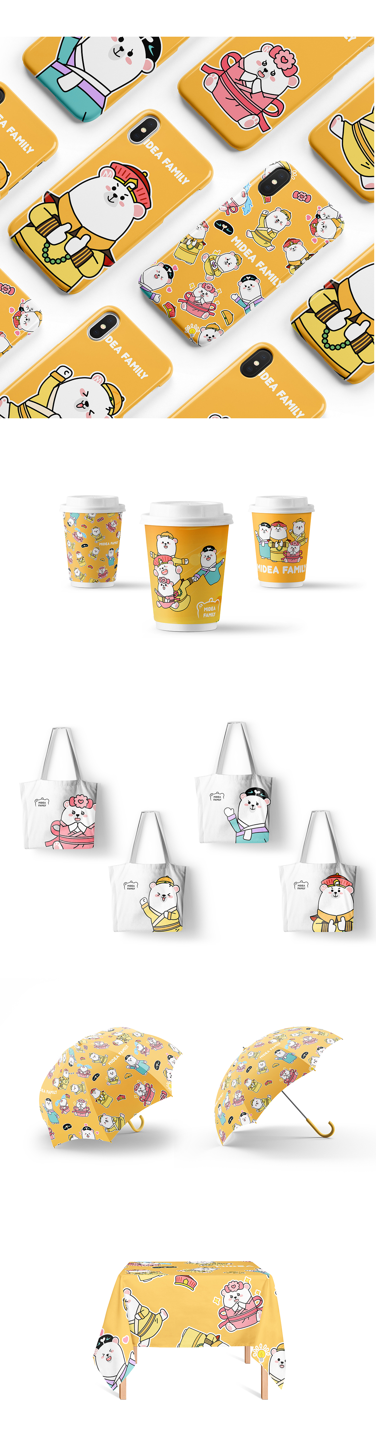 《熊小美一家-穿越宫廷》动态表情（图ZMTU0Nzc4MTE2） - 图案 - 站酷设计师谢益达原创素材 - 站酷ZCOOL