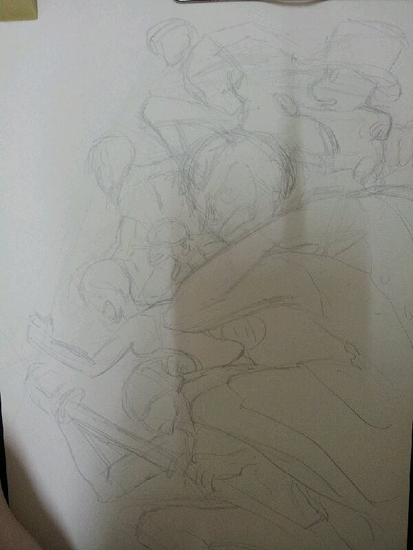 海贼王手绘步骤图（图ZMjY5MjE4NTI=） - 绘本 - 站酷设计师非你杯茶原创素材 - 站酷ZCOOL