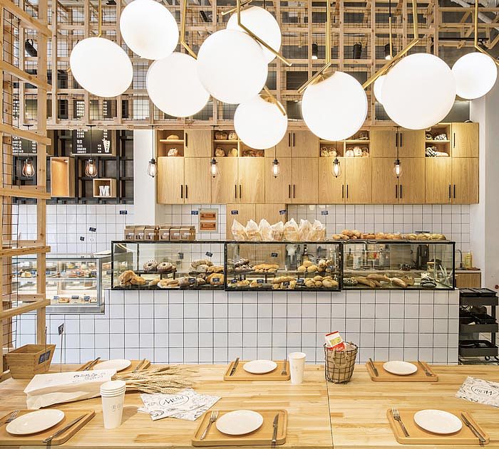 西安特色烘焙店装修设计图