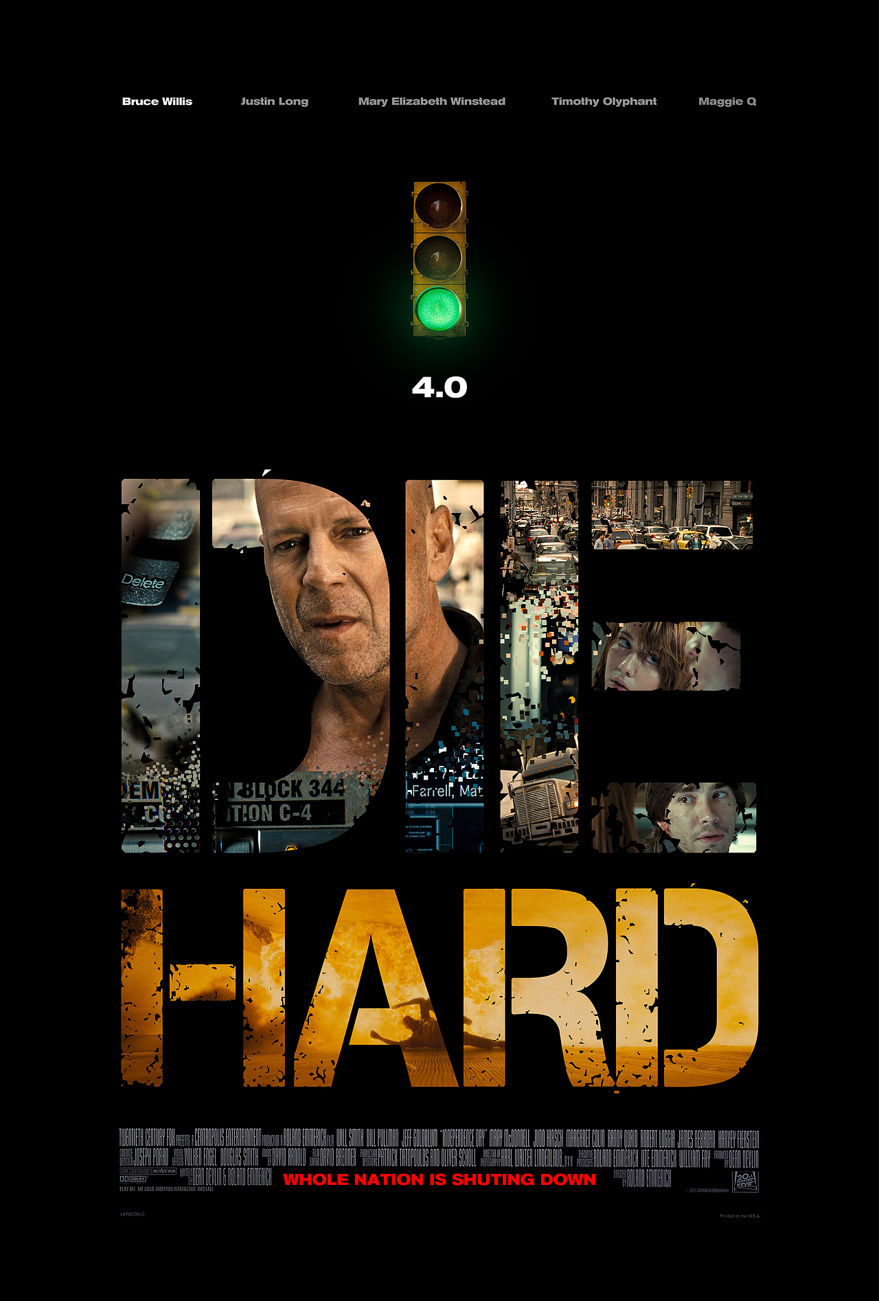 虎胆龙威4电影海报