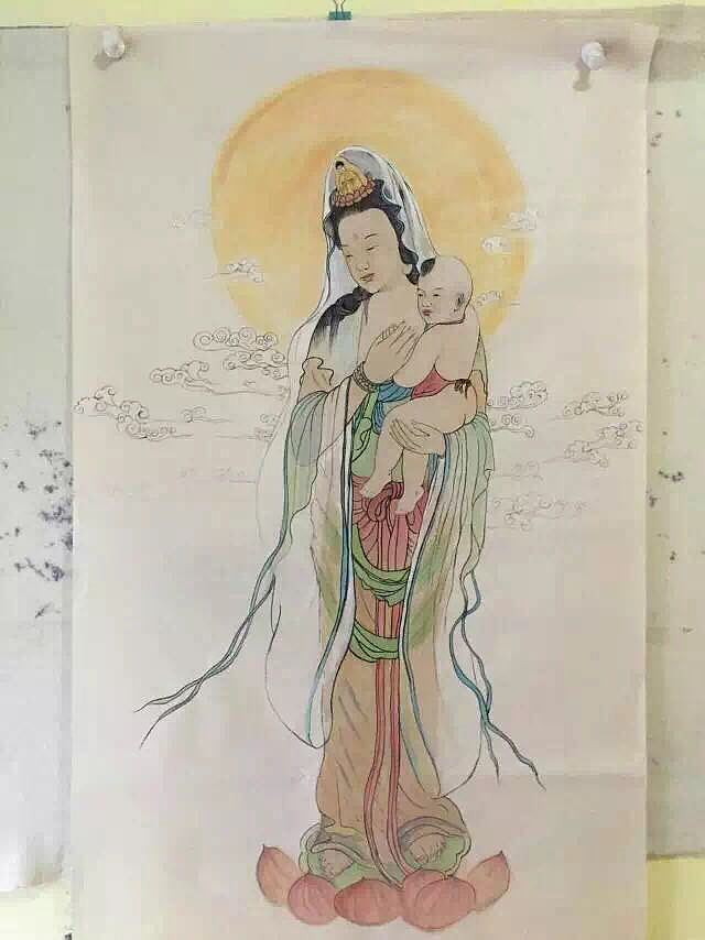送子观音作品