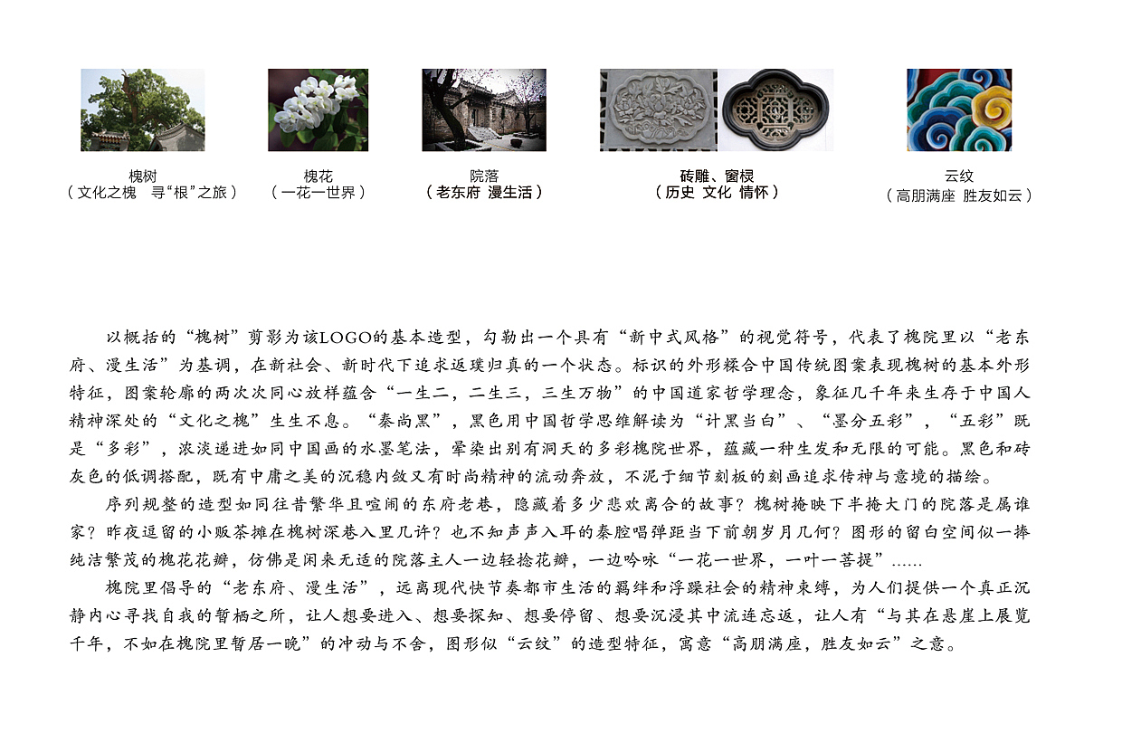 陕西蒲城槐院里历史文化街区logo设计（图ZNzQwMDg5NDQ=） - Logo - 站酷设计师大河设计机构原创素材 - 站酷ZCOOL