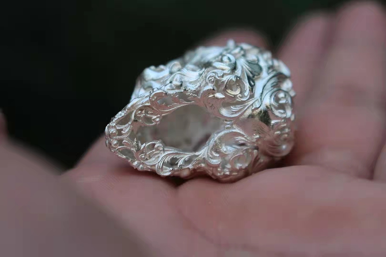 卷草纹雕花骷髅（图ZMjc0MDg3NDUy） - 首饰设计 - 站酷设计师超级大好人gg原创素材 - 站酷ZCOOL