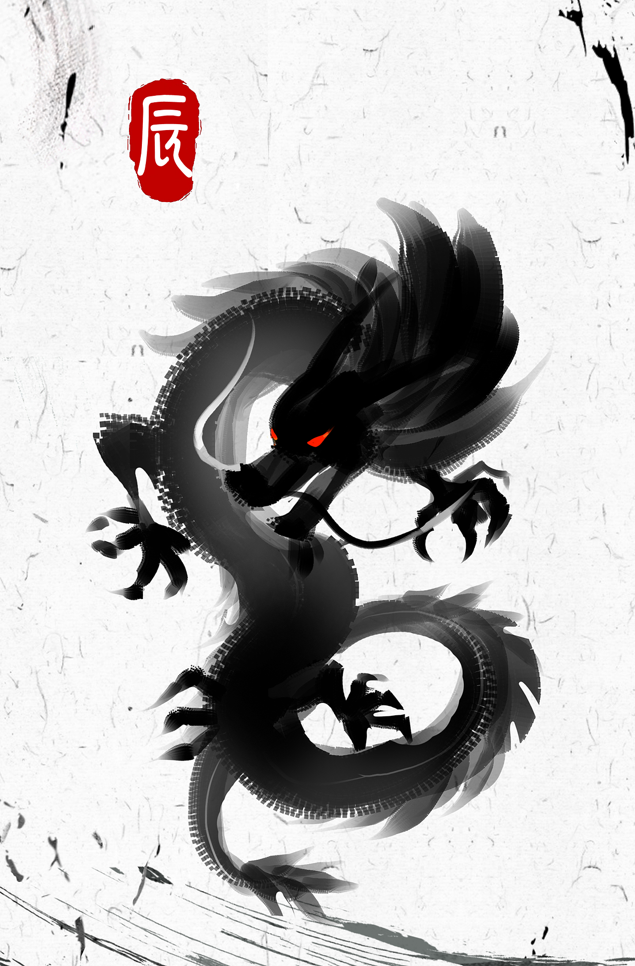 水墨十二生肖（图ZMTUyNDUwMDIw） - 绘本 - 站酷设计师Z90738525原创素材 - 站酷ZCOOL