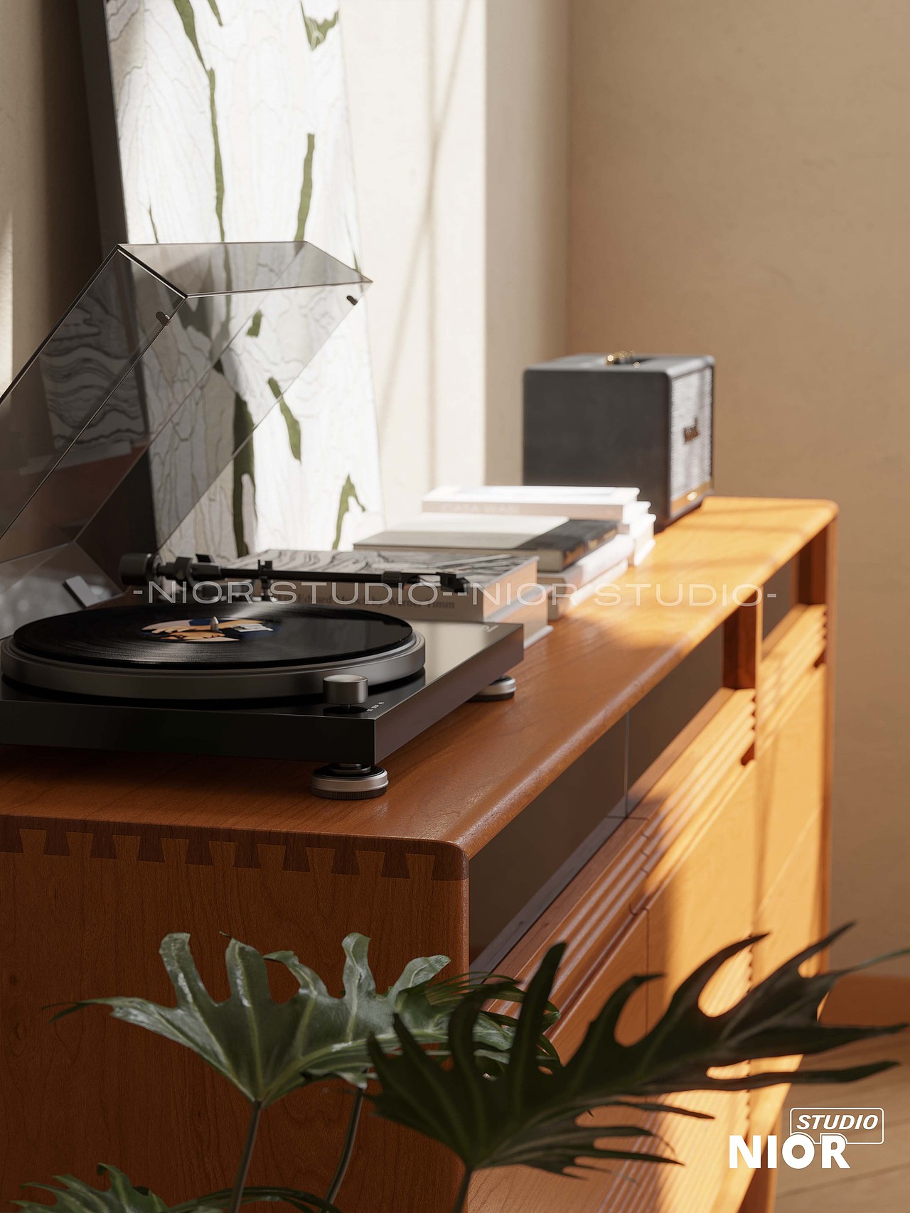 实木斗柜渲染（图ZMzM2MzQ0NzAw） - 家装设计 - 站酷设计师Noir黑色视觉原创素材 - 站酷ZCOOL