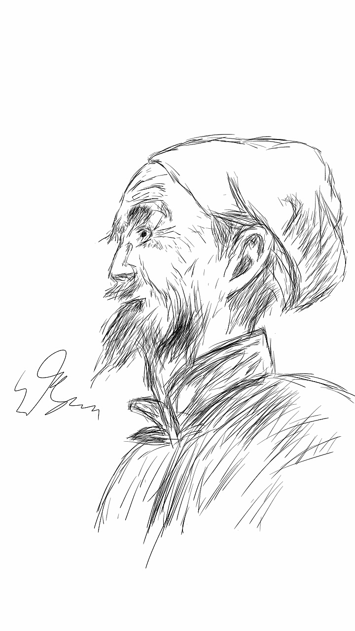 老者|插画|像素画|多行者_原创作品-站酷zcool