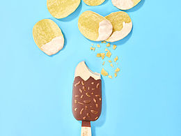 巧克力冰淇淋食品造型