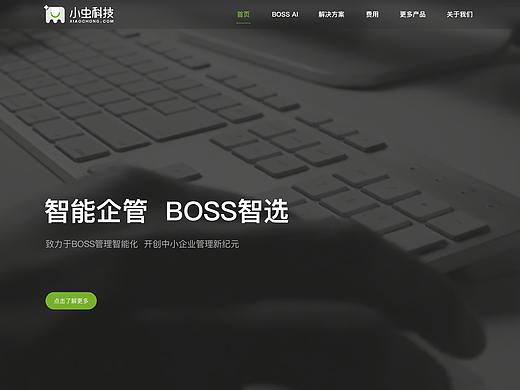 小虫数据科技企业站改版