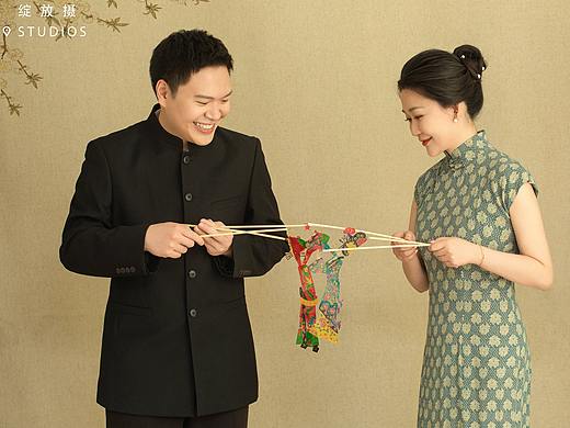 工笔画婚纱照还可以这样拍