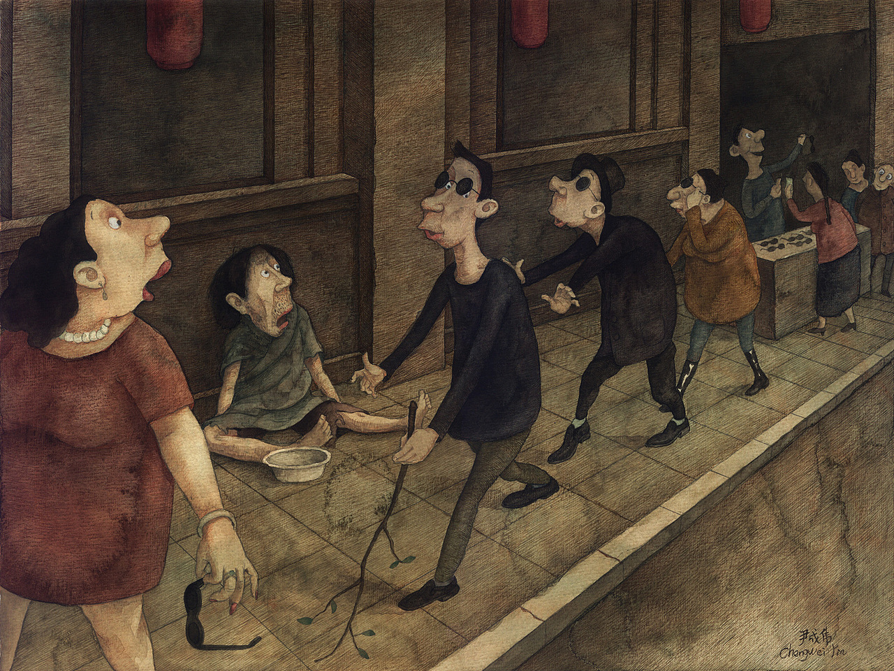 画里有话（二）（图ZMTMwNjM0MzYw） - 绘本 - 站酷设计师尹成伟的艺术故事原创素材 - 站酷ZCOOL