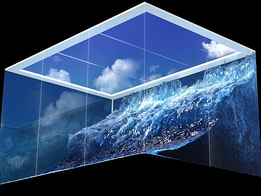 2020裸眼3D水特效