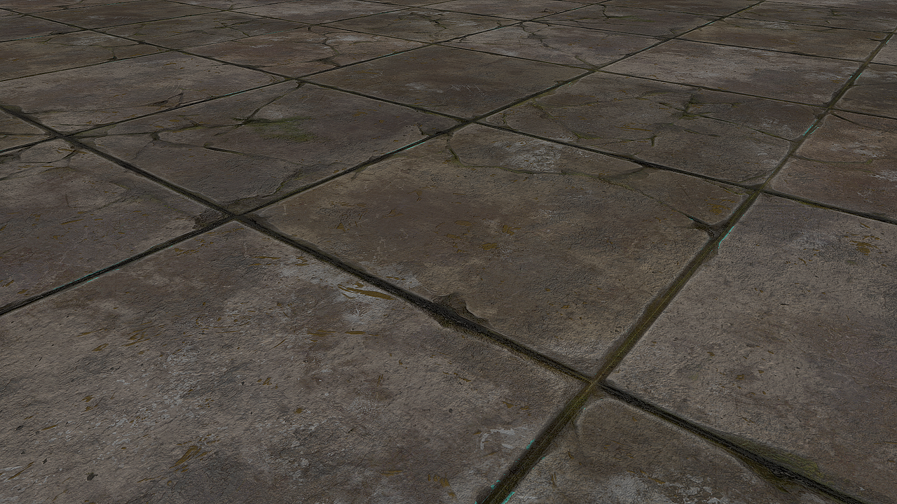 tilling 四方连续贴图 SP+ZB做法  PBR 写实贴图练习