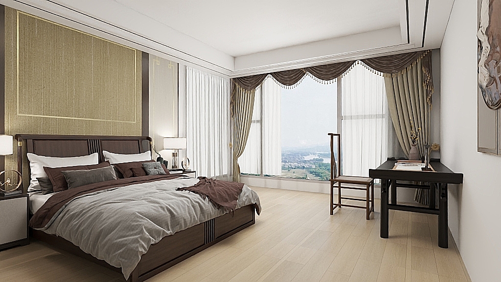 新中式渲染效果图