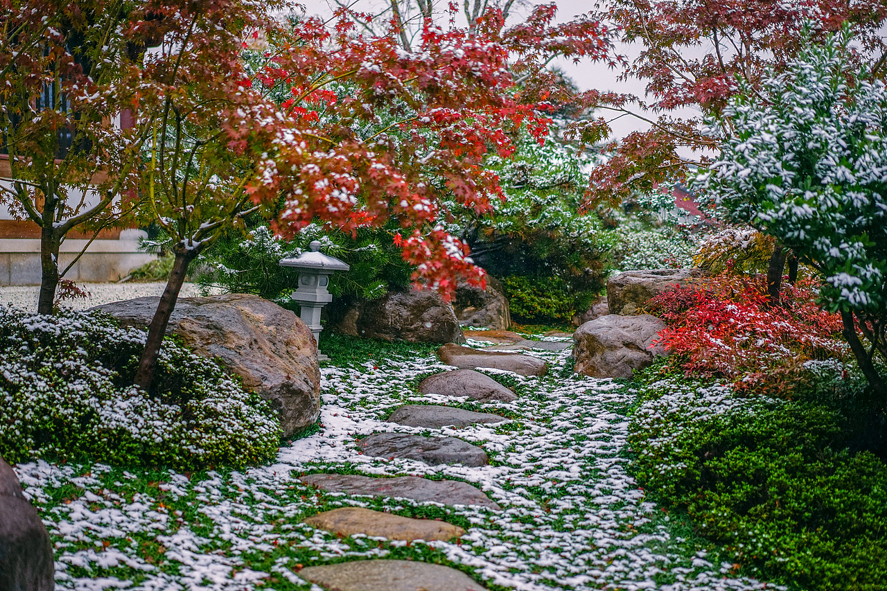 山寺雪景（图ZNjc1MjM1Mjg=） - 风光摄影 - 站酷设计师正义的小伙伴Paul原创素材 - 站酷ZCOOL