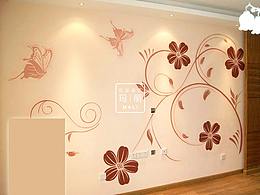 影视墙手绘图案例