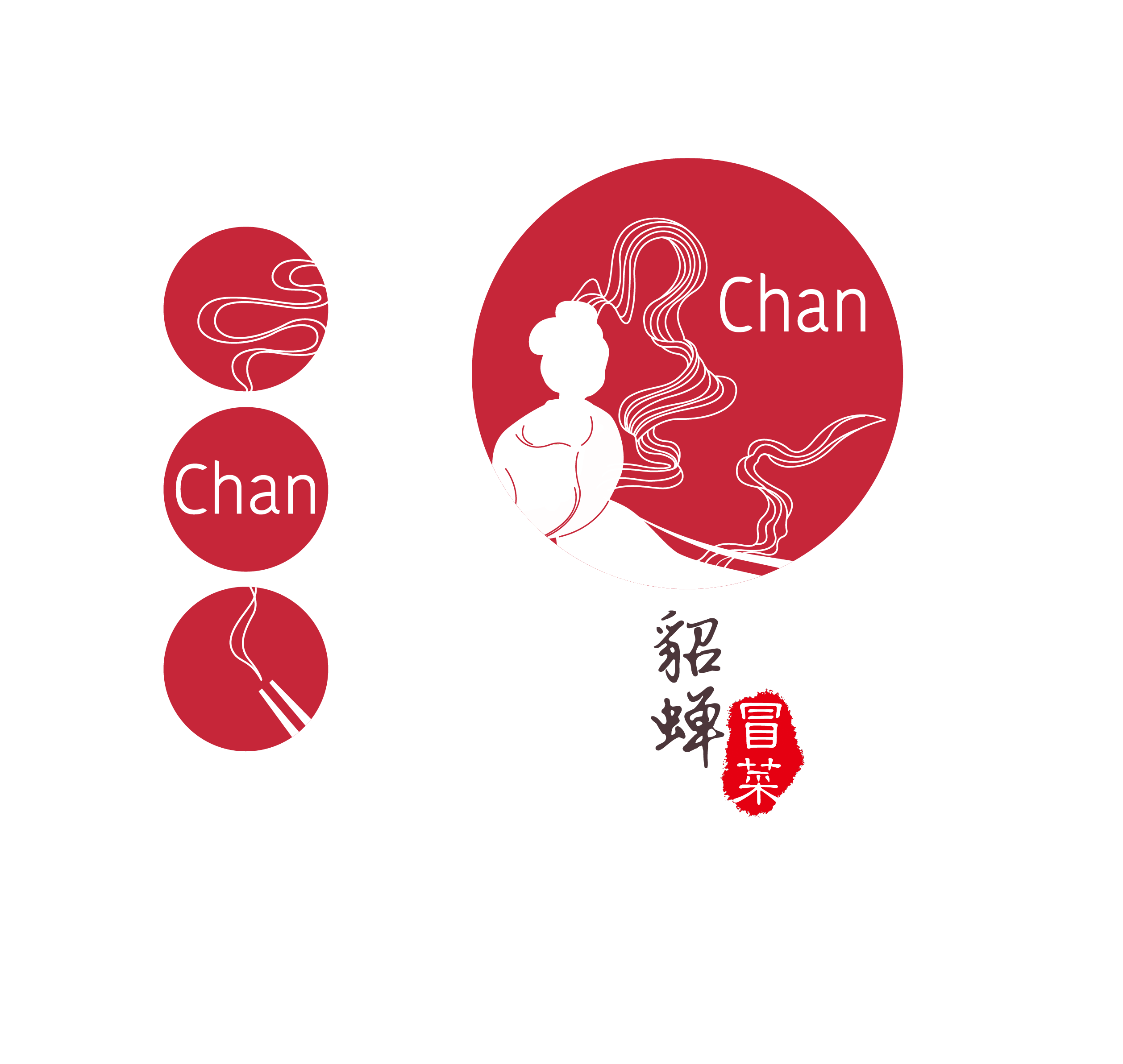 貂蝉冒菜logo 设计