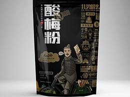 包装设计-酸梅粉特产包装设计