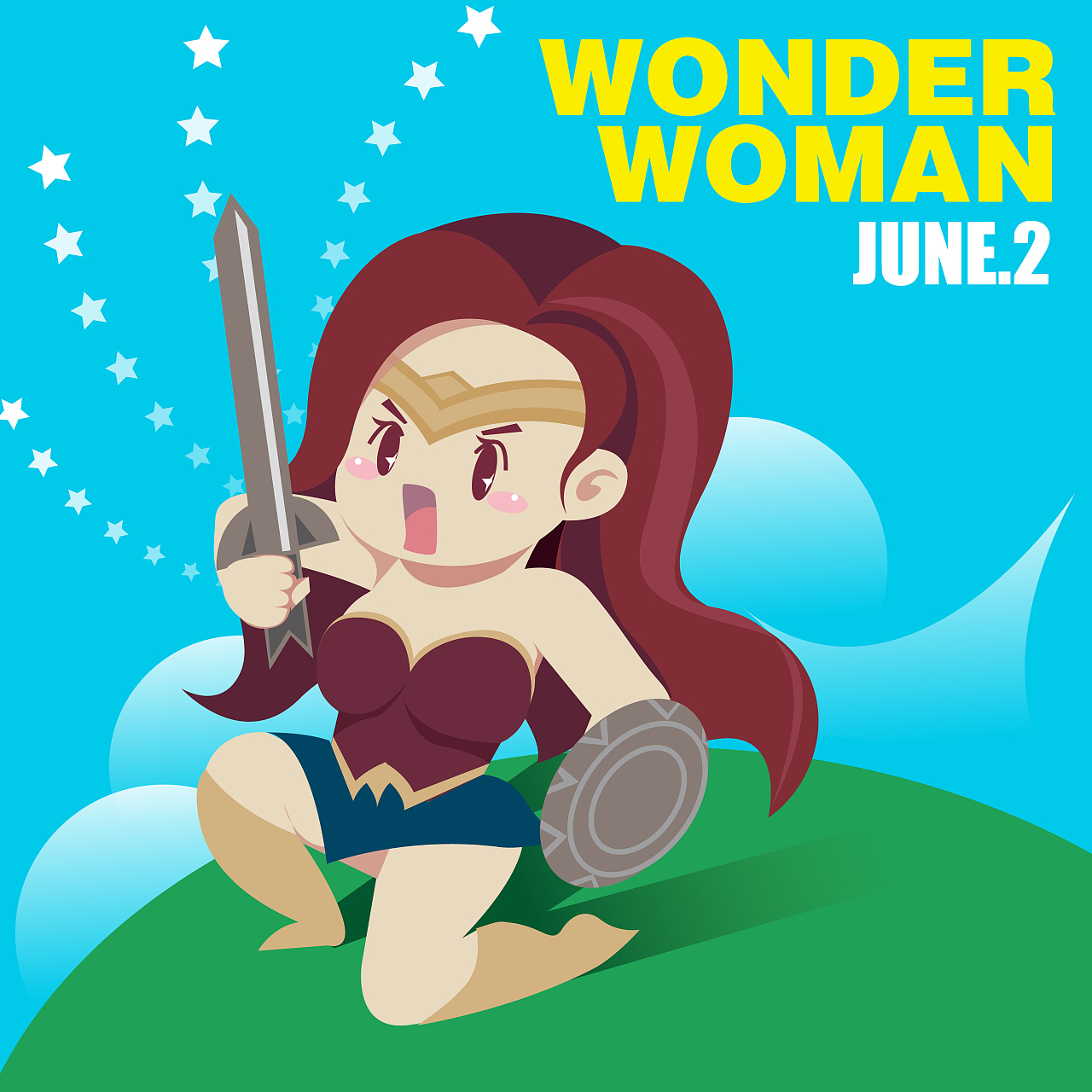 3年前 111 5 2 youyou 北京  |  平面设计师 神奇女侠也是女人,也有