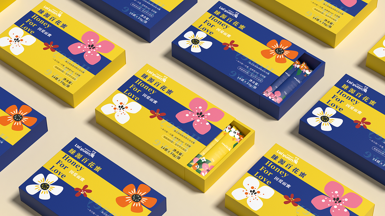 所闻品牌设计 X 睐源百花蜜蜂蜜包装设计