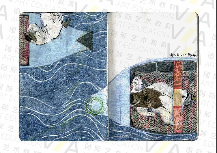 插画作品集设计留学VA