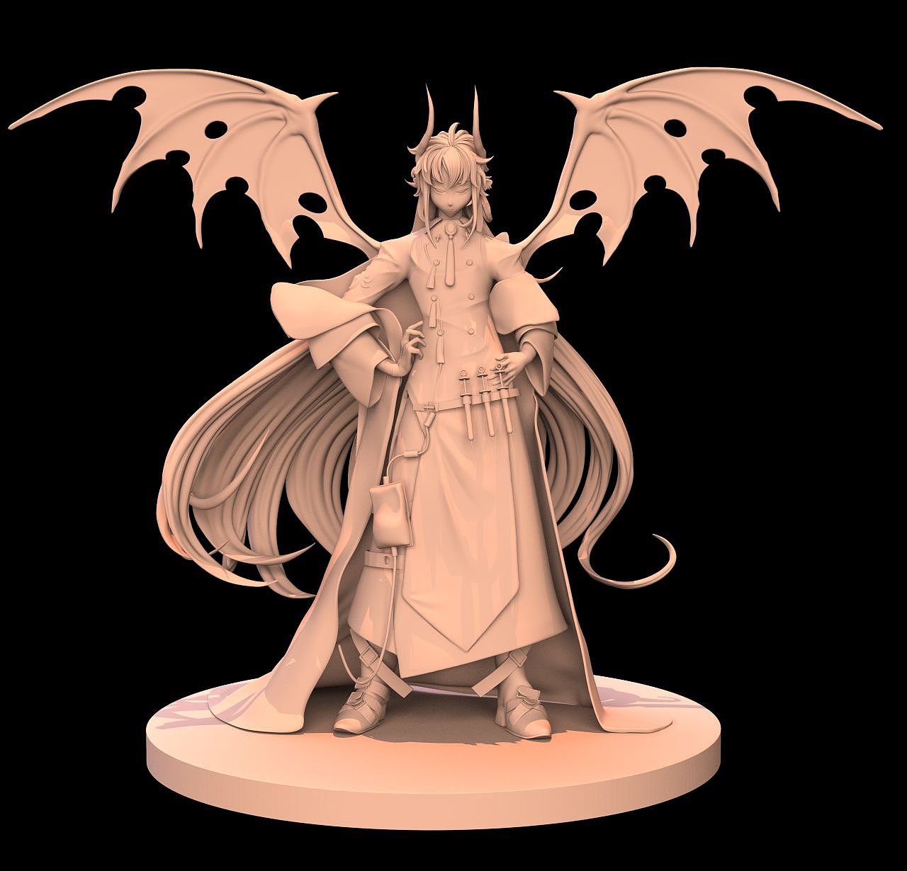 给客户制作的手办模型(过程图)