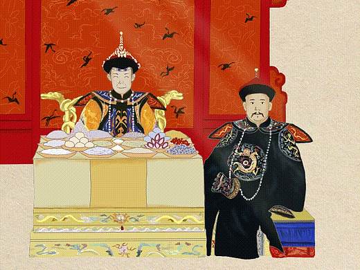 故宫日历2020年黄金典藏版-插画长图