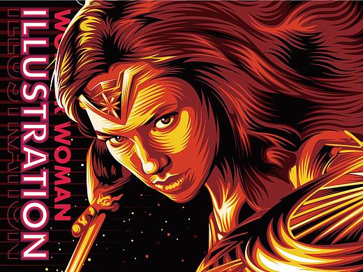 Wonder Woman 插画 | 刘禹