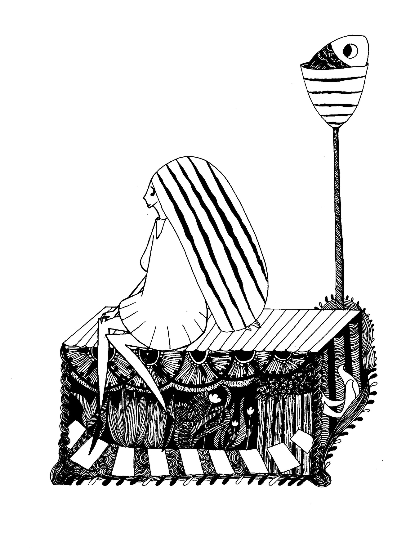 【插曲】（图ZMzM4NjI2NjA=） - 艺术插画 - 站酷设计师早寻原创素材 - 站酷ZCOOL